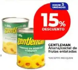 Supermayorista Vital Gentleman anana/coctel de frutas enlatadas oferta