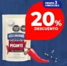 Supermayorista Vital Hellmanns mayonesa picante oferta