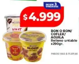 Supermayorista Vital Bon o bon/ cofler/ aguila relleno untable oferta