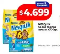 Supermayorista Vital Nesquik cacao menos azucar oferta