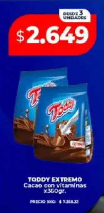 Supermayorista Vital Toddy extremo oferta