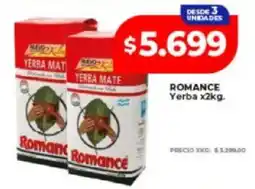 Supermayorista Vital Romance yerba mate oferta