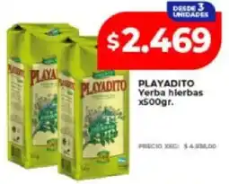 Supermayorista Vital Playadito yerba hierbas oferta