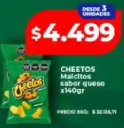 Supermayorista Vital Cheetos malictos sabor queso oferta