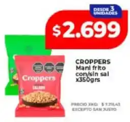 Supermayorista Vital Croppers mani frito con/sin sal oferta