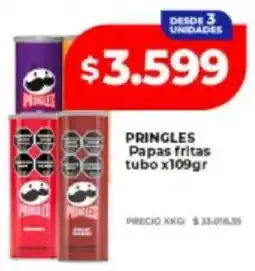 Supermayorista Vital Pringles papas fritas tubo oferta