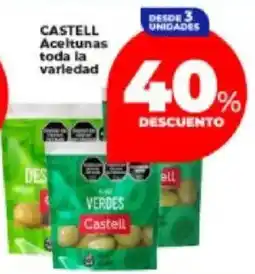 Supermayorista Vital Castell aceitunas toda la variedad oferta