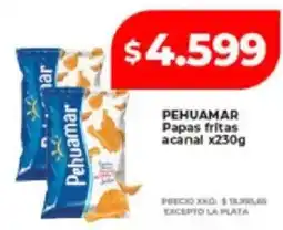 Supermayorista Vital Pehuamar papas fritas acanal oferta