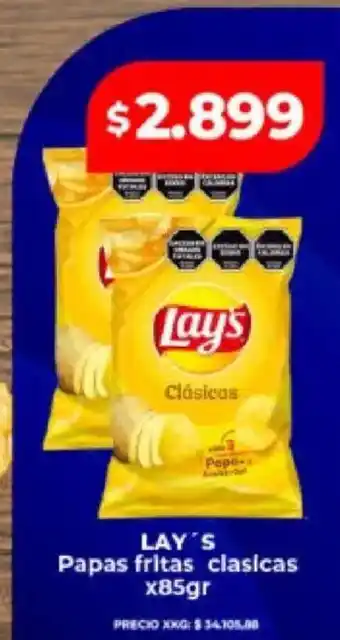Supermayorista Vital Lay's papas fritas clasicas oferta