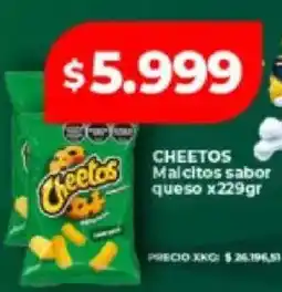 Supermayorista Vital Cheetos malitos sabor queso oferta