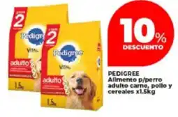 Supermayorista Vital Pedigree alimento p/perro adulto carne, pollo y cereales oferta
