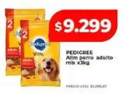 Supermayorista Vital Pedigree alimento perro adulto mix oferta