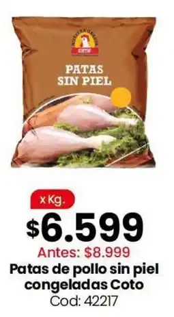 Coto Coto patas de pollo sin piel congeladas oferta