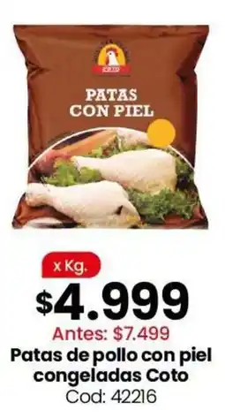 Coto Coto patas de pollo con piel oferta
