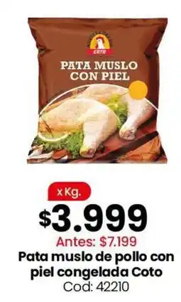Coto Coto pata muslo con piel oferta