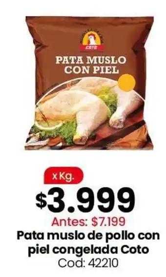 Coto Coto pata muslo con piel oferta