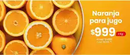Coto Naranja para jugo oferta