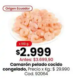 Coto Camarón pelado cocido congelado oferta