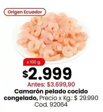 Coto Camarón pelado cocido congelado oferta