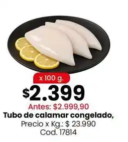 Coto Tubo de calamar congelado oferta