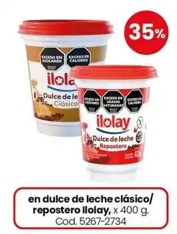 Coto Ilolay dulce de leche clásico/repuesto oferta