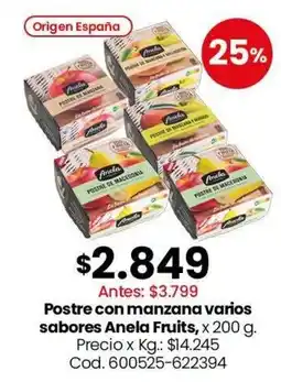 Coto Anela Fruits postre con manzana varios sabores oferta