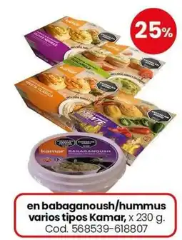 Coto Kamar babaganoush/hummus varios tipos oferta