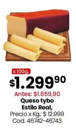 Coto Queso tybo estilo real oferta