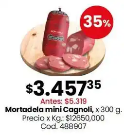 Coto Mortadela mini Cagnoli oferta