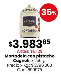 Coto Cagnoli mortadela con pistacho oferta