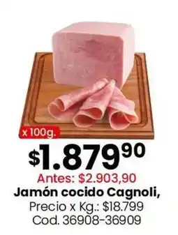 Coto Jamón cocido Cagnoli oferta