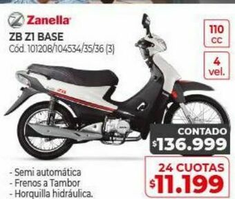 Naldo Lombardi Motos zanella oferta