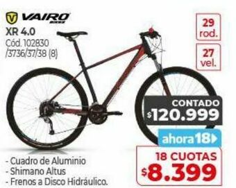 Naldo Lombardi Bicicletas vairo oferta