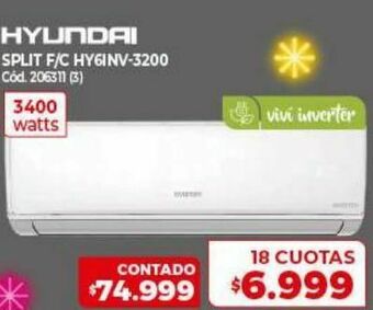 Naldo Lombardi Split hyundai oferta