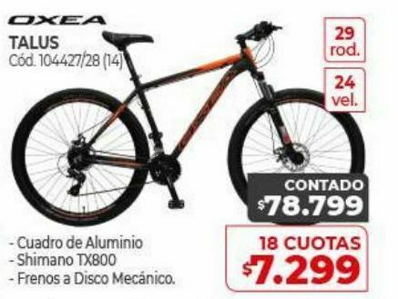 Bicicletas oxea oferta en Naldo Lombardi