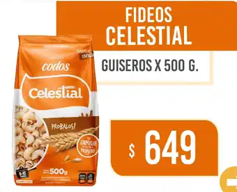 Celestial fideos guiseros