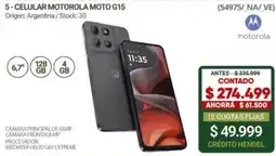 Hendel Motorola celular moto g15 oferta