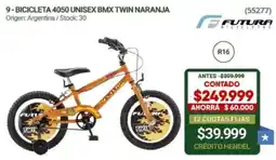 Hendel Futura bicicleta 4050 unisex bmx twin naranja oferta