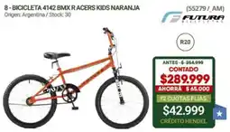 Hendel 8- bicicleta 4142 bmx racers kids naranja oferta