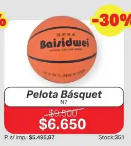 Ferniplast Baisidwei pelota básquet n7 oferta