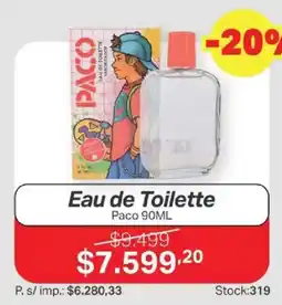Ferniplast Paco eau de toilette oferta