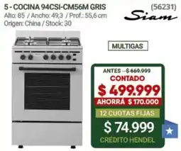 Hendel Siam cocina oferta