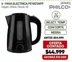 Hendel Philco pava electrica pe1821npp oferta