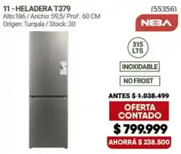 Hendel Neba heladera t379 oferta