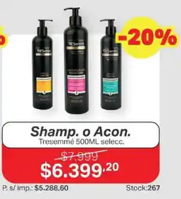 Ferniplast Tresemmé shamp. o acon. oferta