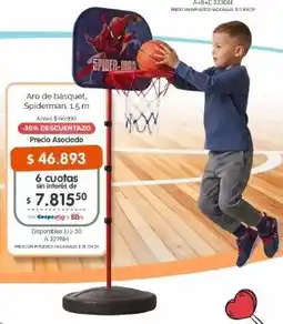 Cooperativa Obrera Spiderman aro de bàsquet oferta