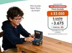 Cooperativa Obrera Mini arcade. retro tetris oferta
