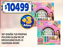 Supermercados Yaguar Glow me up set diseña tus propias pulsera emoji/caracoles oferta
