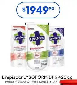 Hergo Lysoform limpiador dp oferta