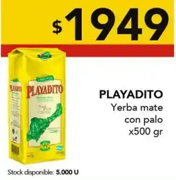 Nini Mayorista Playadito yerba mate con palo oferta